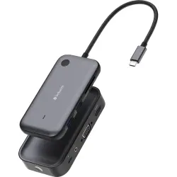 Wireless Video-Adapter, WDA-01, HDMI, Full HDShare My Screen, 2x USB 3.2-A, Card Reader