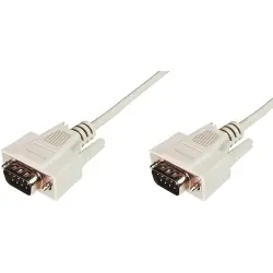 Connection cable, 3 m, D-Sub plug, 9 pole to D-Sub plug, 9 pole, AK-610107-030-E