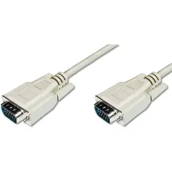 Monitor connection line, 1.8 m, HD-D-SUB plug, 15 pole to HD-D-SUB plug, 15 pole, AK-310100-018-E