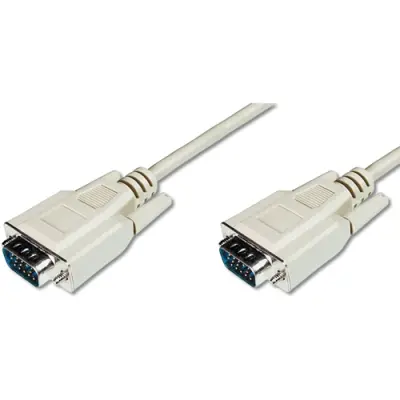 Monitor connection line, 1.8 m, HD-D-SUB plug, 15 pole to HD-D-SUB plug, 15 pole, AK-310100-018-E - 1