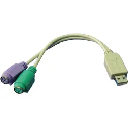 Adapter, USB to PS/2, AU0004