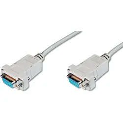 Connection cable, 1.8 m, D-Sub socket, 9 pole to D-Sub socket, 9 pole, AK-610100-018-E