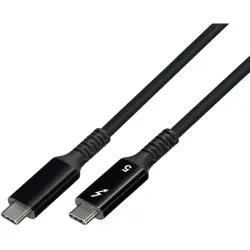 Connection cable, Thunderbolt 5 cable, USB plug type C to USB plug type C, 1 m, black, 4711-1,0M