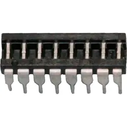 Jumper, pitch 2.54 mm, 100 V, 1.5 A, tin-plated, black, CAB 3 8 03 Z