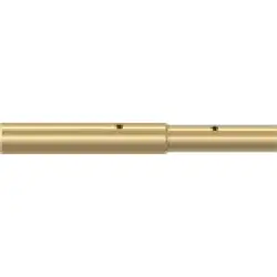 0.5 mm jack, solder/crimp connection, gold, 41.0056