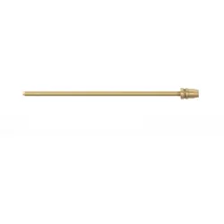 1.3 mm plug, solder pin, gold, 42.0075