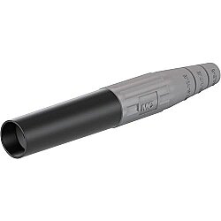 6 mm socket, crimp connection, 10 mm², gray, 15.0017-28