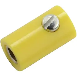 2.8 mm jack, screw connection, 0.05-0.25 mm², yellow, 717722
