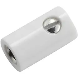 2.8 mm jack, screw connection, 0.05-0.25 mm², white, 717724