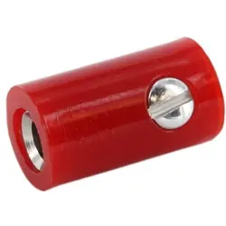 2.8 mm jack, screw connection, 0.05-0.25 mm², red, 717725