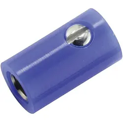 2.8 mm jack, screw connection, 0.05-0.25 mm², blue, 717726