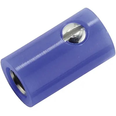 2.8 mm jack, screw connection, 0.05-0.25 mm², blue, 717726 - 1