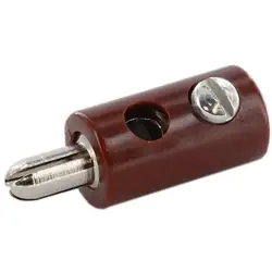 2.8 mm plug, screw connection, 0.05-0.25 mm², brown, 718891
