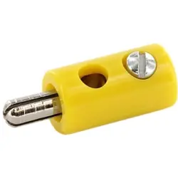 2.8 mm plug, screw connection, 0.05-0.25 mm², yellow, 718892