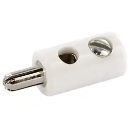 2.8 mm plug, screw connection, 0.05-0.25 mm², white, 718894