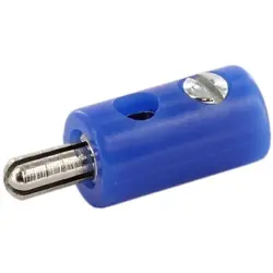 2.8 mm plug, screw connection, 0.05-0.25 mm², blue, 718896