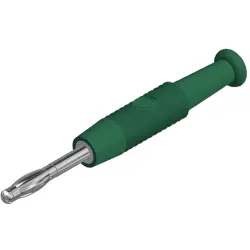 2 mm plug, solder connection, 0.5 mm², CAT O, green, 938420104