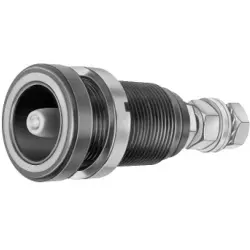 6 mm panel plug, threaded bolt, 25 mm², mounting Ø 18.5 mm, blue, 14.0006-23