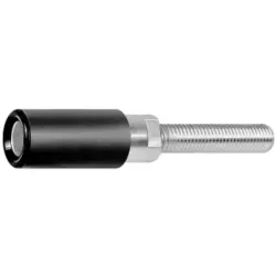 6 mm socket, threaded bolt, mounting Ø 6.5 mm, red, 14.2016-22