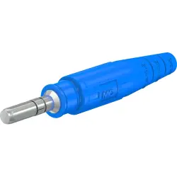 6 mm plug, crimp connection, 16 mm², blue, 15.0002-23