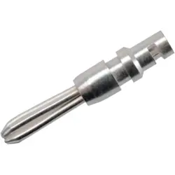 2.4 mm plug, solder connection, 0.5 mm², silver, N 24 AG