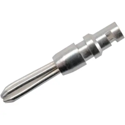 2.4 mm plug, solder connection, 0.5 mm², silver, N 24 AG - 1