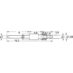 Pin for PCBs, 42.0052