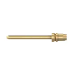 Plug pin, 1.3 mm, gold-plated