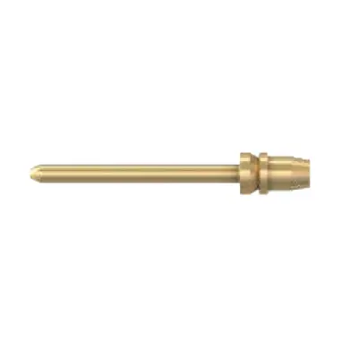 Plug pin, 1.3 mm, gold-plated - 1