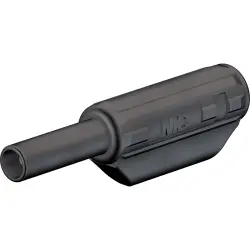 2 mm plug, solder connection, 0.5 mm², CAT II, white, 65.9182-29