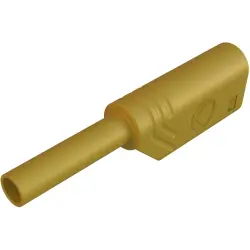 2 mm plug, solder connection, 0.5-1.0 mm², CAT III, yellow, 975090703