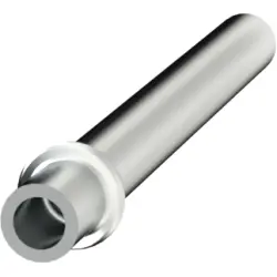 Collar sleeve for 1.6 mm bore, 7.5 mm long, tin-plated brass, 013.15.515