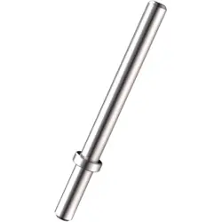 Solder pin for 1.0 mm diameter hole, 13 mm long, tin-plated brass, 013.14.135