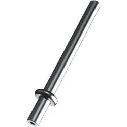Solder pin for 1.0 mm diameter hole, 12.5 mm long, tin-plated brass, 013.14.175