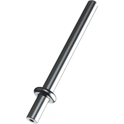 Solder pin for 1.0 mm diameter hole, 12.5 mm long, tin-plated brass, 013.14.175 - 1