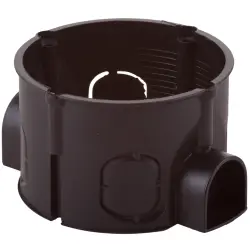 Switch box, Ø60 x 62 mm, black, IP20, 305062