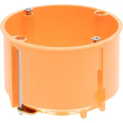 Cavity wall junction box, Ø68 x 48 mm, orange, IP30, 306048