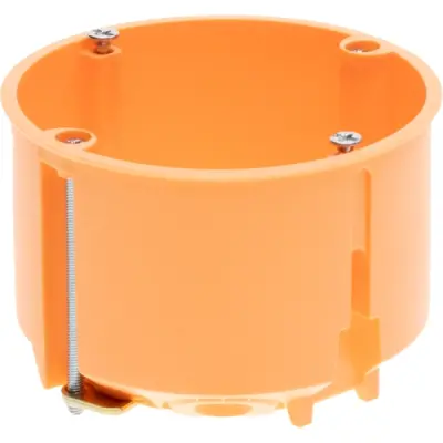 Cavity wall junction box, Ø68 x 61 mm, orange, IP30, 306067 - 1
