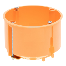 Cavity wall junction box, 48 x 68 mm, orange, IP30, 306648