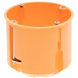 Cavity wall junction box, 61 x 68 mm, orange, IP30, 306667