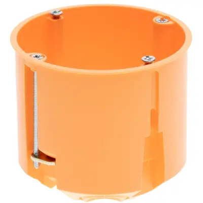 Cavity wall junction box, 61 x 68 mm, orange, IP30, 306667 - 1
