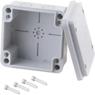 Branching box, 110 x 100 x 65 mm, no. of entries: 6, light gray, IP65, 502100 - 1