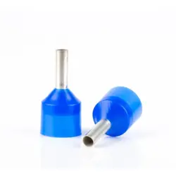 Insulated wire end ferrule, 2.5 mm², 24 mm/18 mm long, DIN 46228-4, blue, BYB-4-18H0075