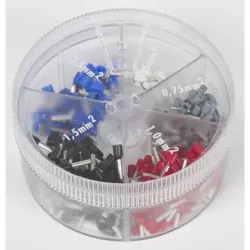 Wire end ferrules kit, isolated, 400 pieces, 97 99 906