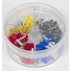 Wire end ferrules kit, isolated, 100 pieces, 97 99 907