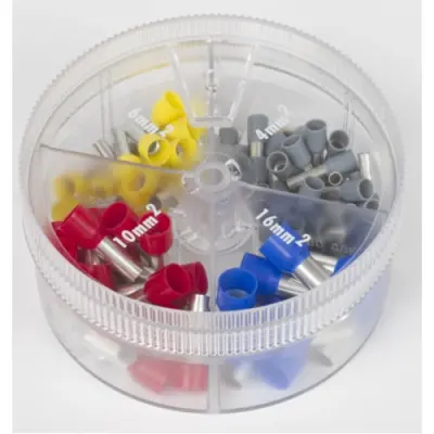 Wire end ferrules kit, isolated, 100 pieces, 97 99 907 - 1