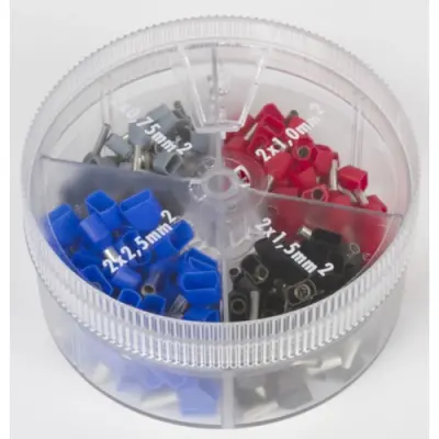 Double wire end ferrules assortment, 200 pieces, 97 99 908 - 1