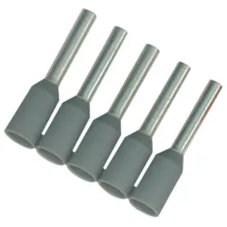 Insulated wire end ferrule, 1.5 mm², 14 mm/8 mm long, DIN 46228-4, black, 470408.00050, package with 50 pieces