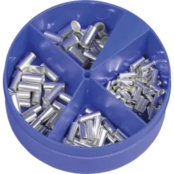 Wire end ferrules kit, uninsulated, 0.5 to 2.5 mm², 1000 pieces, V30SO009001