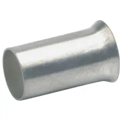 Uninsulated wire end ferrule, 0.5 mm², 6 mm long, DIN 46228-1, silver, 71S6V